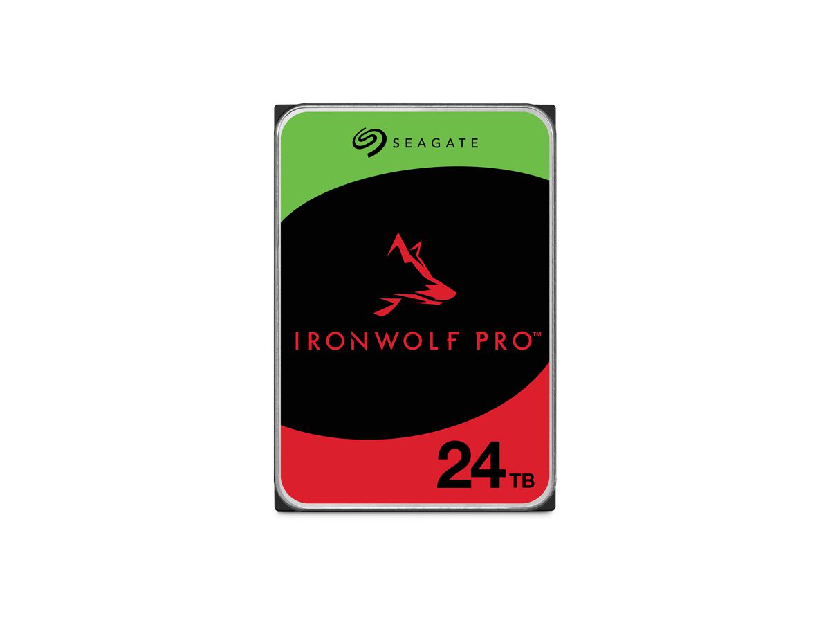 Seagate IronWolf Pro ST24000NT002 Interne Festplatte 24 TB 7200 RPM 512 MB 3.5" Serial ATA III
