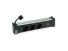 BACHMANN POWER FRAME M 3xCEE7/3, 1xUSB C 30W 0,2m GST18