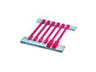 SCHROFF FUEHRUNGSSCHIENE ZUBEH.100T 2MM ROT