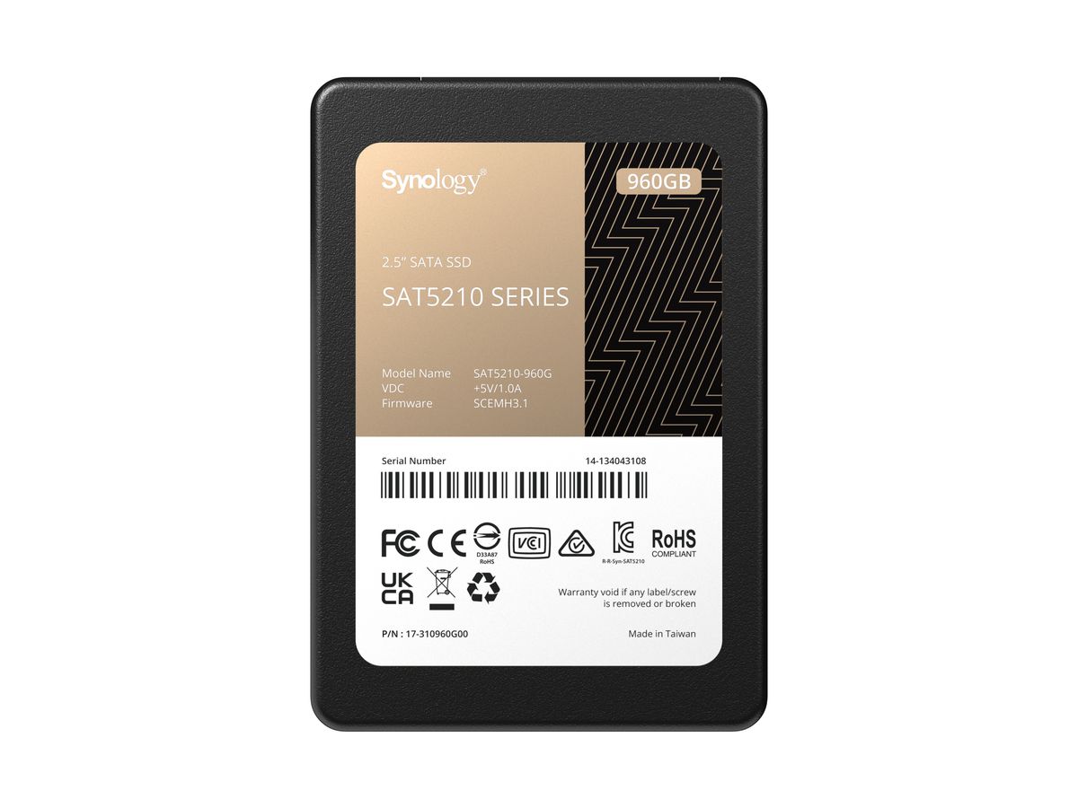 Synology SSD 2.5” SATA 960GB 2.5" Serial ATA III