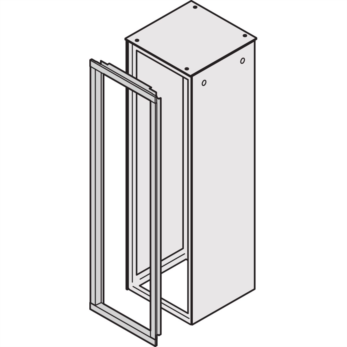 SCHROFF Dekorahmen - DEKO RAHMEN 1400H 600B 7035