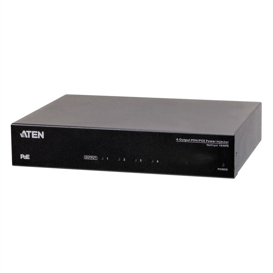 ATEN VE44PB 4-Output POH/POE Power Injektor