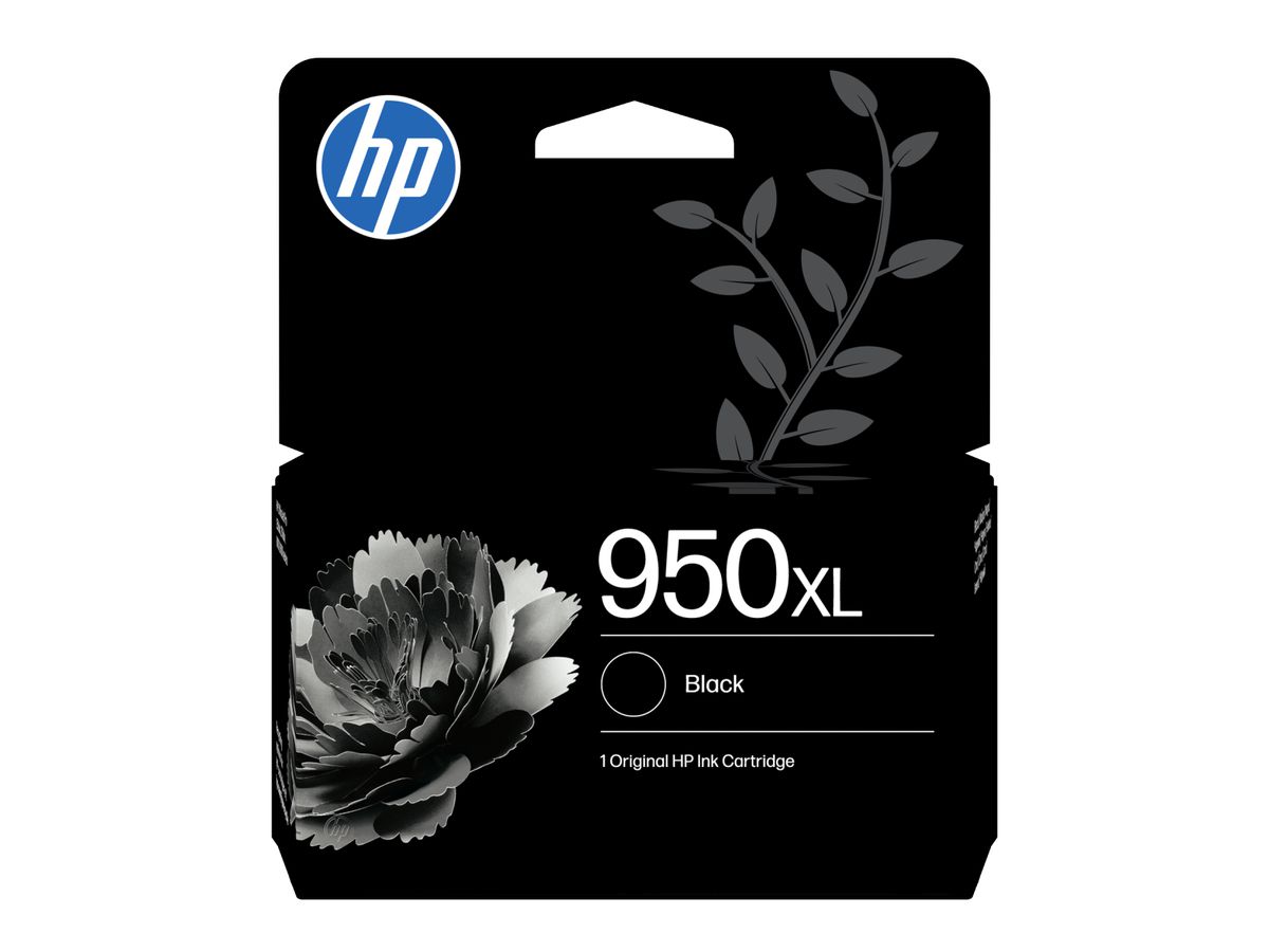 HP 950XL Schwarz Original Druckerpatrone mit hoher Reichweite