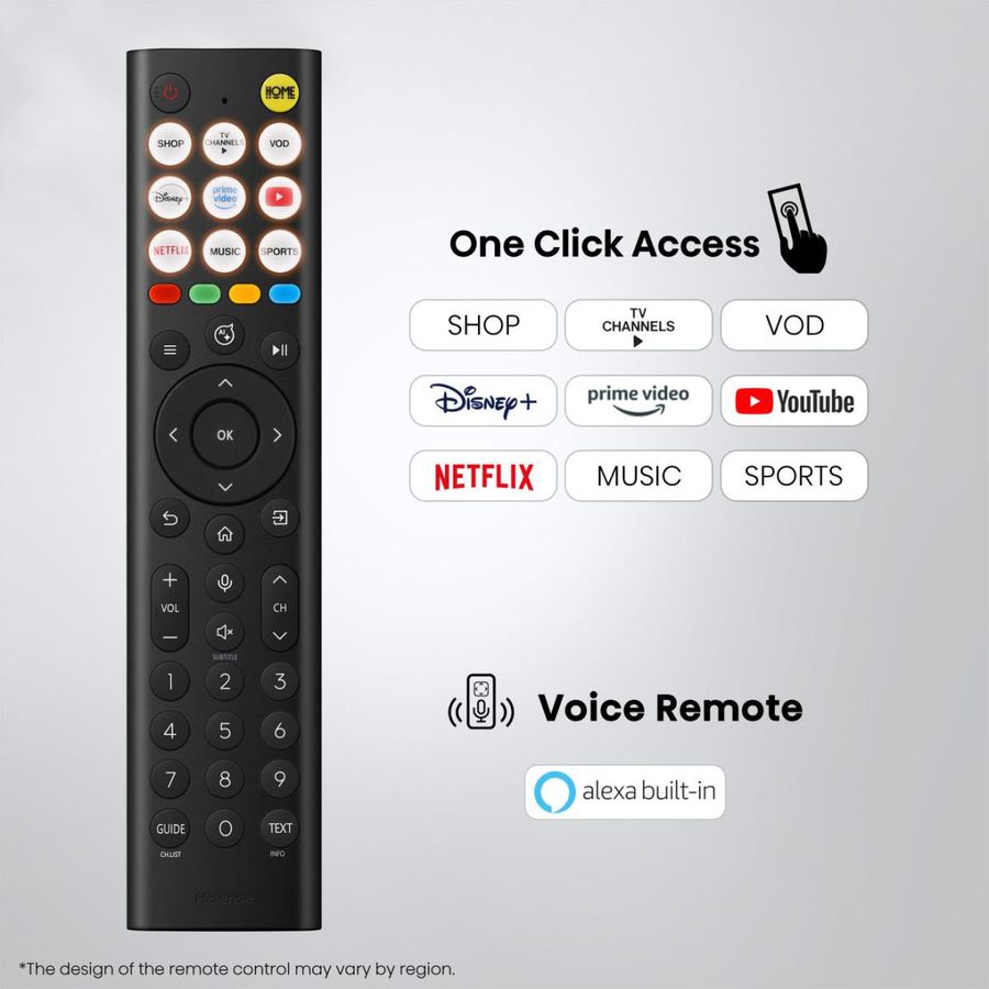 Hisense TV 50E8S 50", Mini-LED 4K, 144Hz, 600 Nits