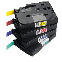 BROTHER TZe-111 Schriftband 6 mm laminiert farblos/schwarz