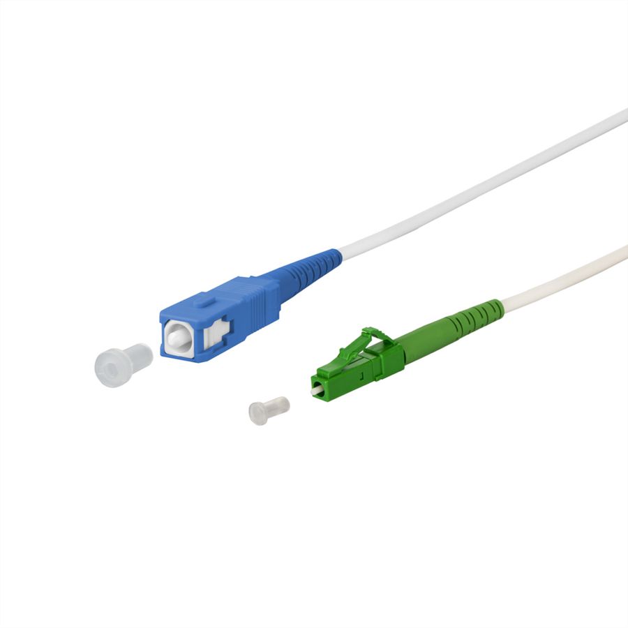 METZ CONNECT OpDAT Patchkabel, SC-S/LC-S APC OS2, 0,5 m