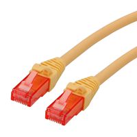 ROLINE Patchkabel Cat.6 UTP, Component Level, LSOH, gelb, 0,3 m