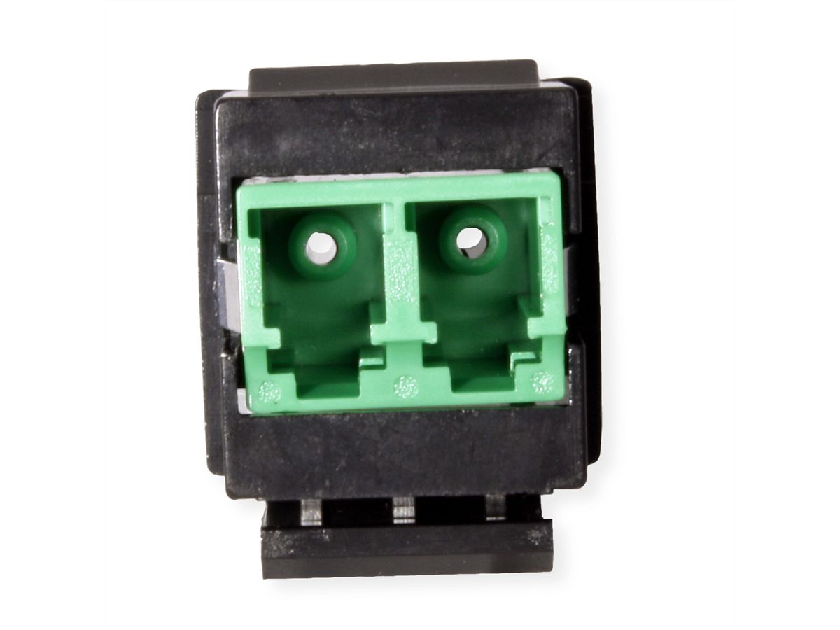 ROLINE Keystone LWL-Adapter LC/LC Duplex, Single Mode, OS2, APC
