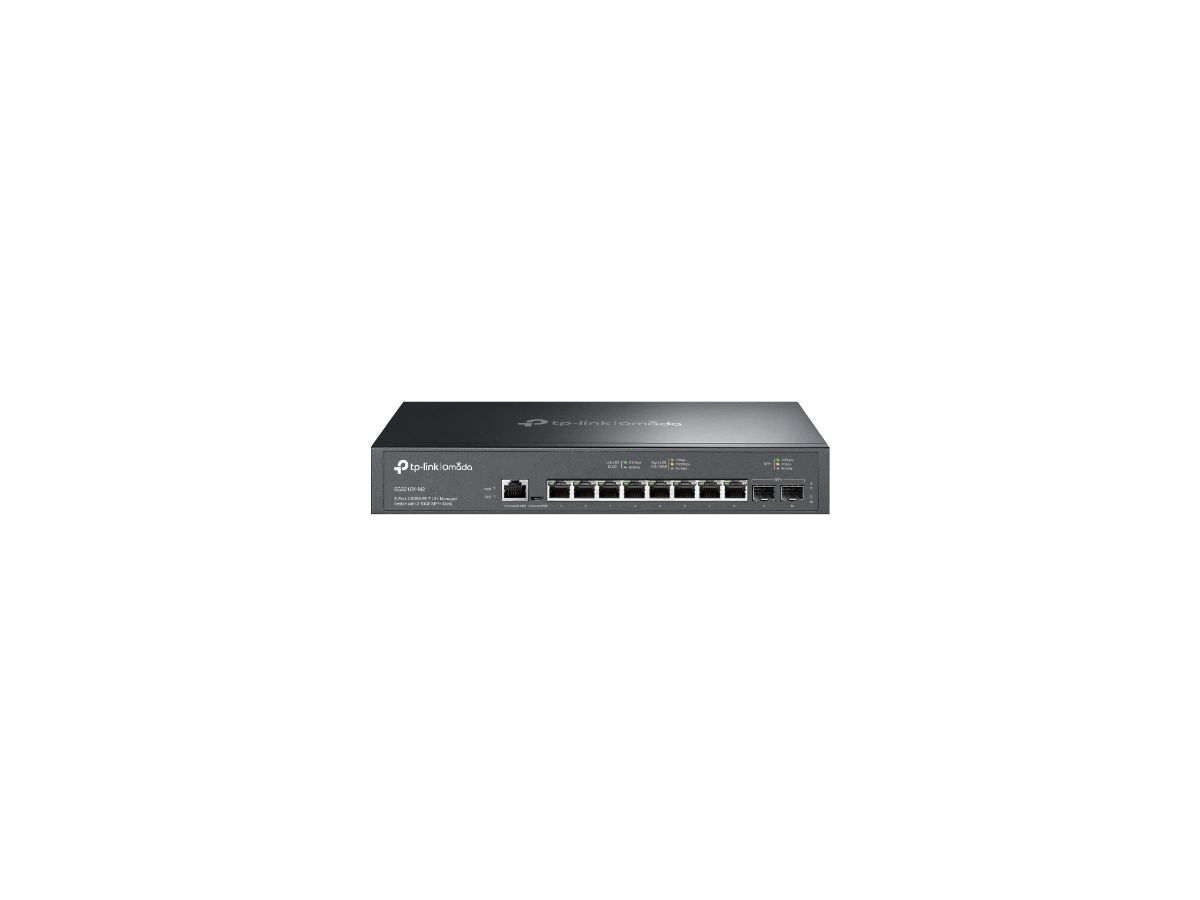 TP-Link Omada SG3210X-M2 Netzwerk-Switch Managed L2+ 2.5G Ethernet (100/1000/2500) 1U Schwarz