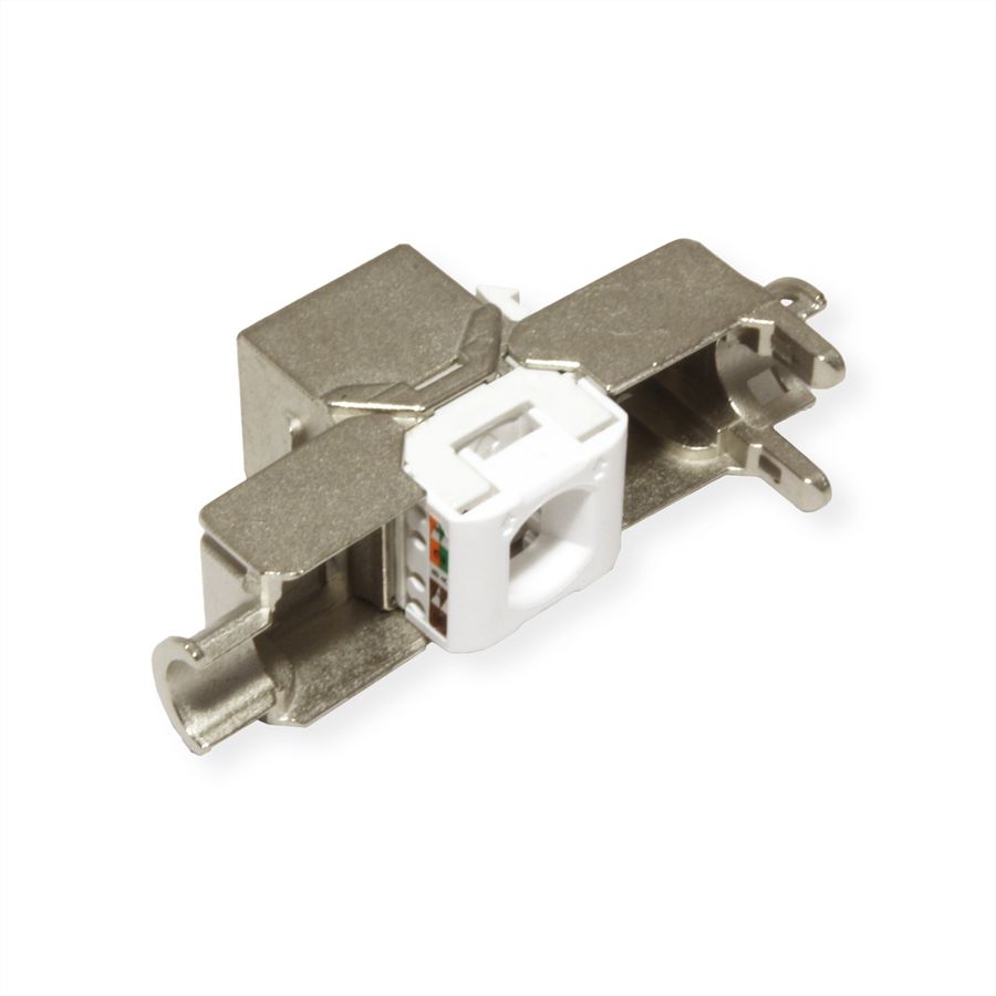 VALUE Cat.6A (Class EA) Keystone, RJ-45, geschirmt, werkzeuglos, SLIM