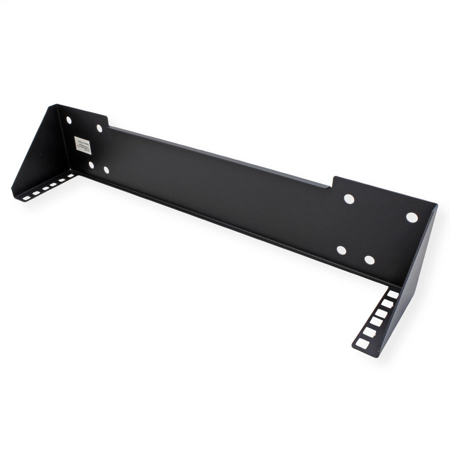 VALUE 19-Zoll-Wand-/Untertischhalterung, 2 HE, schwarz