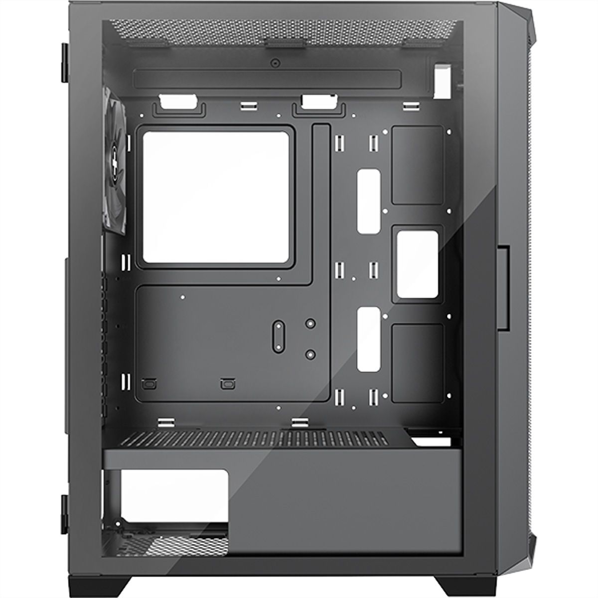 Xilence Xilent Blade II X613 RGB Gaming PC Gehäuse, RGB ATX Midi Tower