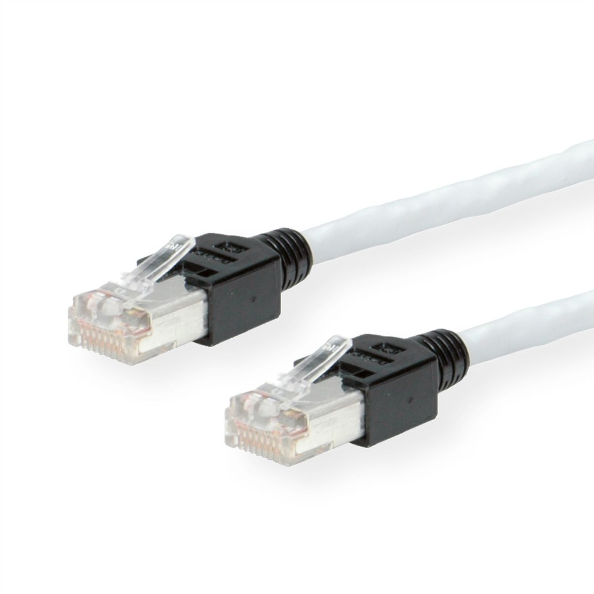 KERPEN Patchkabel Cat.5e (Class D) SF/U, MegaLine D1-20, gekreuzt, grau, 2 m