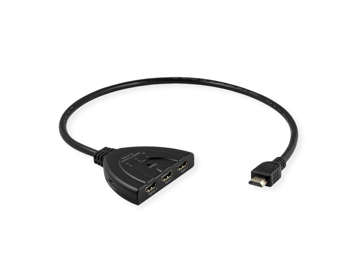 VALUE 4K HDMI Switch, 3-fach