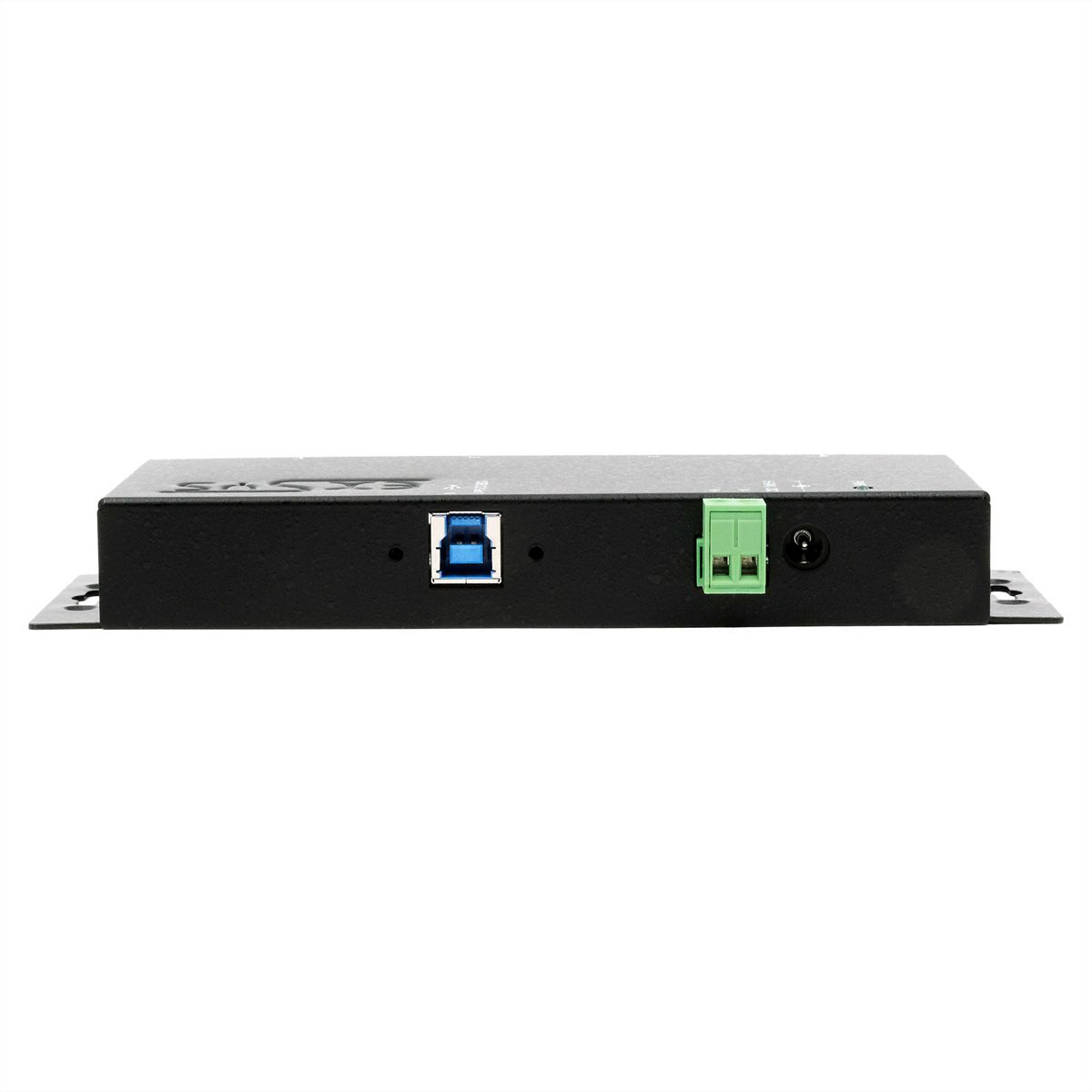 EXSYS EX-1184HMVS-2 4-Port Metall USB 3.2 Gen1 inkl. verschraubbares Kabel Surge Protection