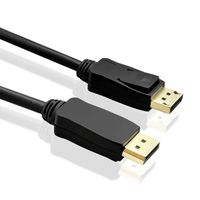 STANDARD DisplayPort Kabel, v1.4, DP ST - ST, schwarz, 1 m