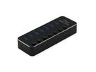 ROLINE USB 3.2 Gen 1 Notebook Hub, 7 Ports, einzeln schaltbar