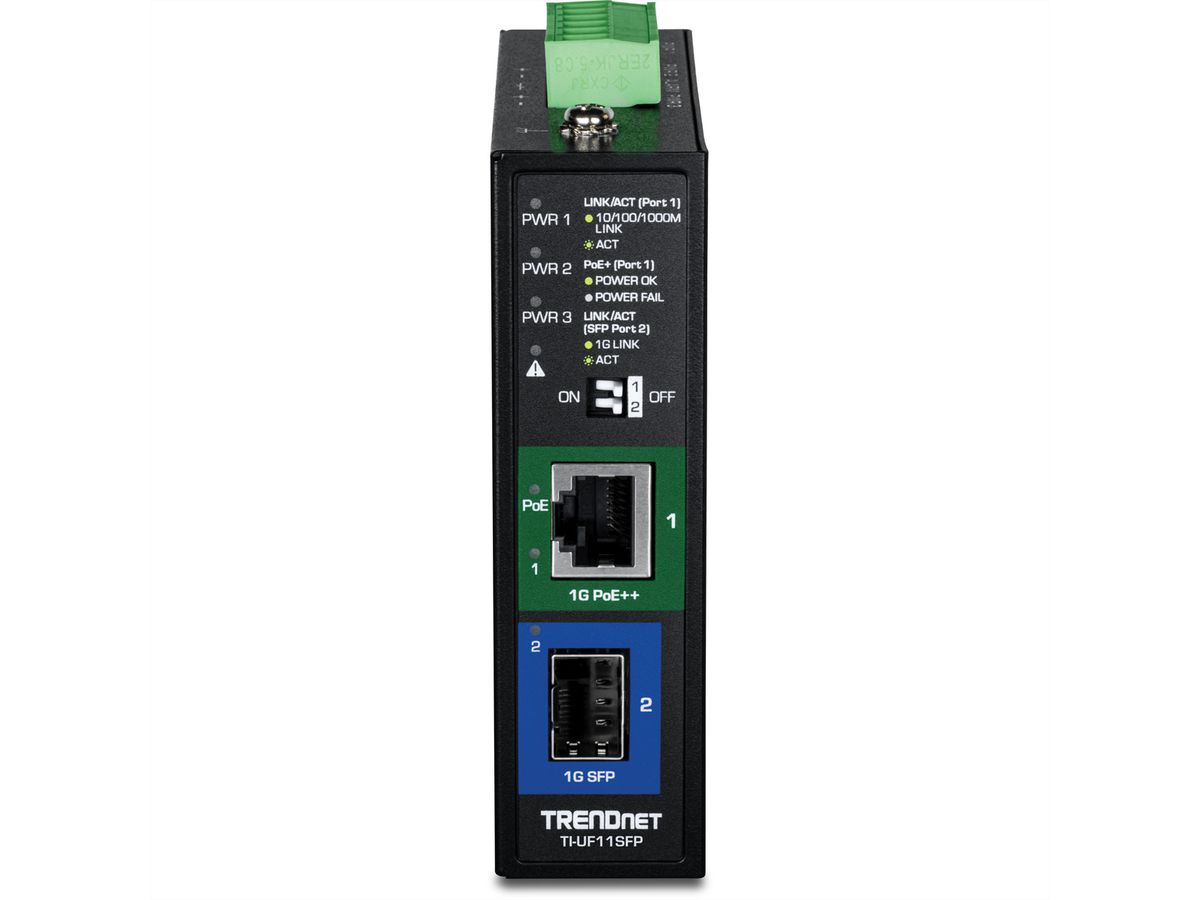 TRENDnet TI-UF11SFP Eingebaut 1000Mbit/s Schwarz Netzwerk Medienkonverter
