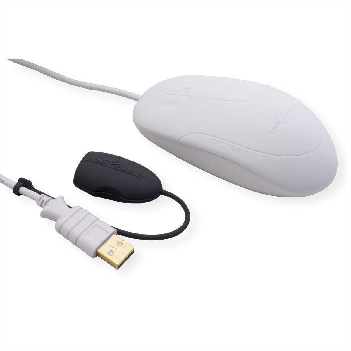 SEAL SHIELD Scroll Wheel Mouse white SSWM3