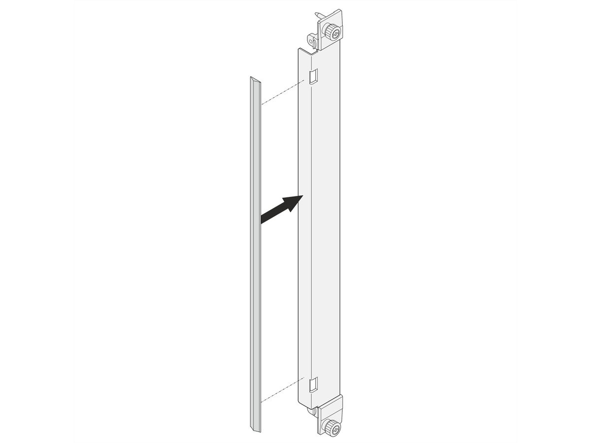 SCHROFF Mesh-Dichtung, selbstklebend für AdvancedTCA- Frontplatten - DICHTUNG EMC 2,3H 299L 10STK