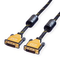 ROLINE GOLD Monitorkabel DVI, ST-ST, (24+1) dual link, 1 m