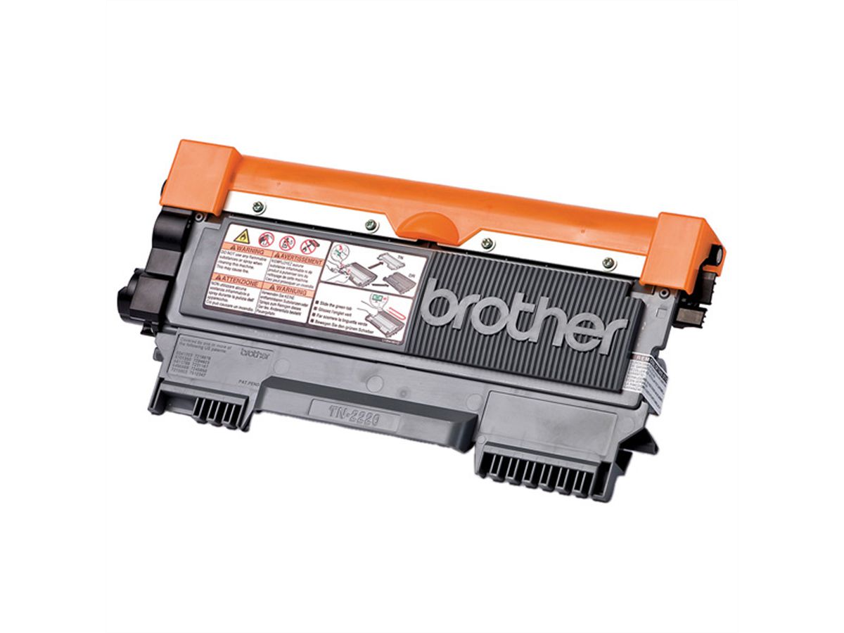 TN2220, TN-2220, BROTHER Toner schwarz für ca. 2.600 Seiten, für HL-2240, HL-2250DN, HL-2270DW, DCP-7060D, MFC-7360N, MFC-7460DN, MFC-7860DW