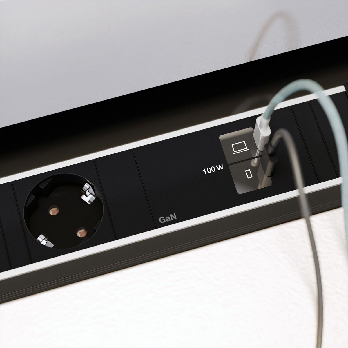 BACHMANN CONFERENCEF M 1xCEE7/3, 1xUSB C/C 100W