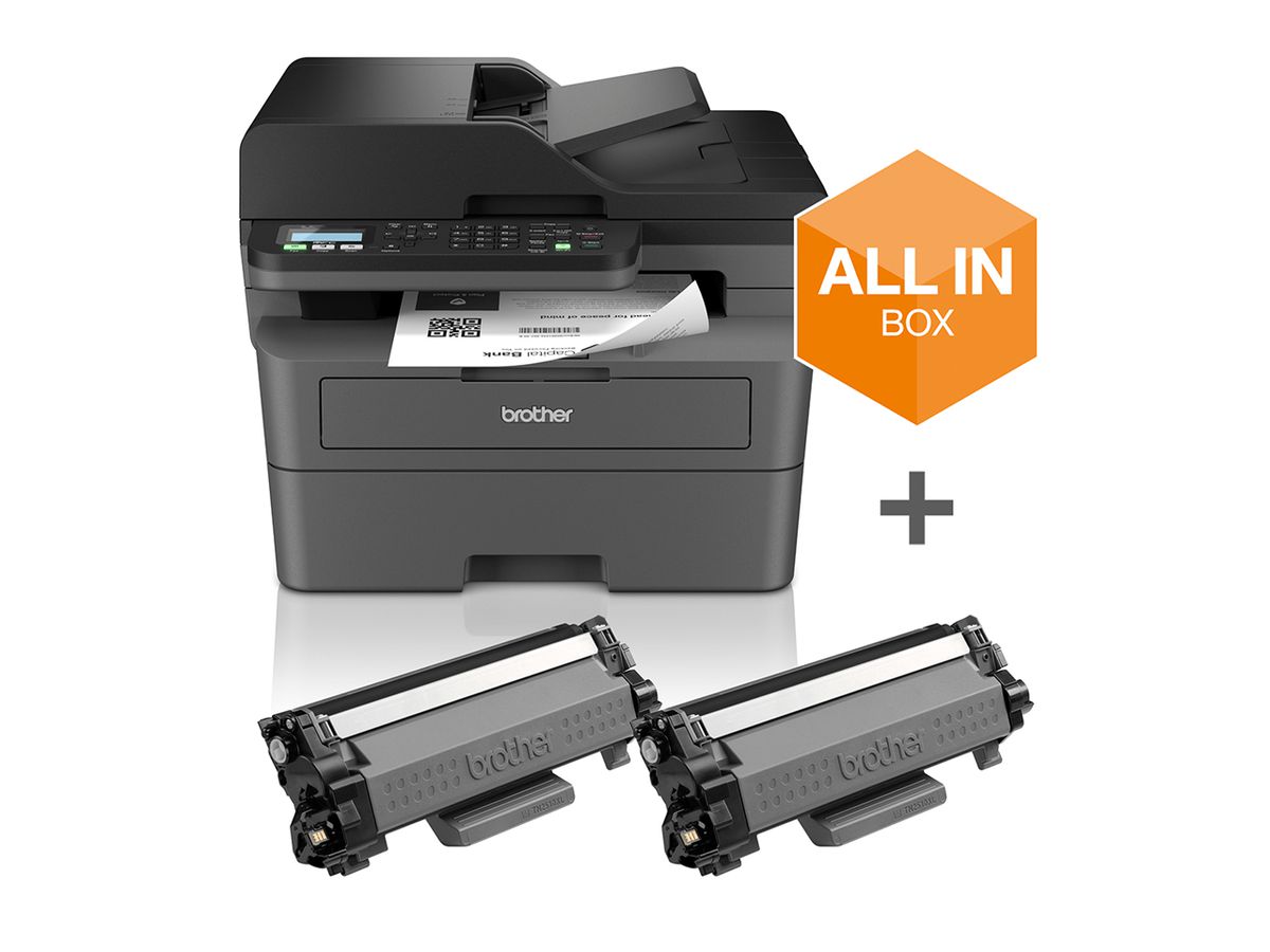 Brother MFC-L2827DWXL Multifunktionsdrucker Laser A4 1200 x 1200 DPI 32 Seiten pro Minute WLAN