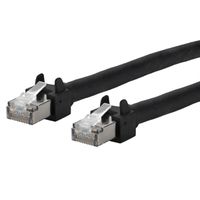 METZ CONNECT Patchkabel 6kV Flex500 Outdoor, schwarz, 3 m