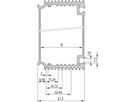 SCHROFF HF-Tubus - HF-TUBUS 3HE 12TE 1 METER