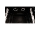 ROLINE 19-Zoll Wandgehäuse Pro 9 HE, 600x600 BxT zweiteilig schwenkbar schwarz