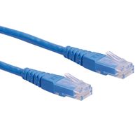 ROLINE Patchkabel Cat.6 (Class E) UTP, blau, 0,5 m