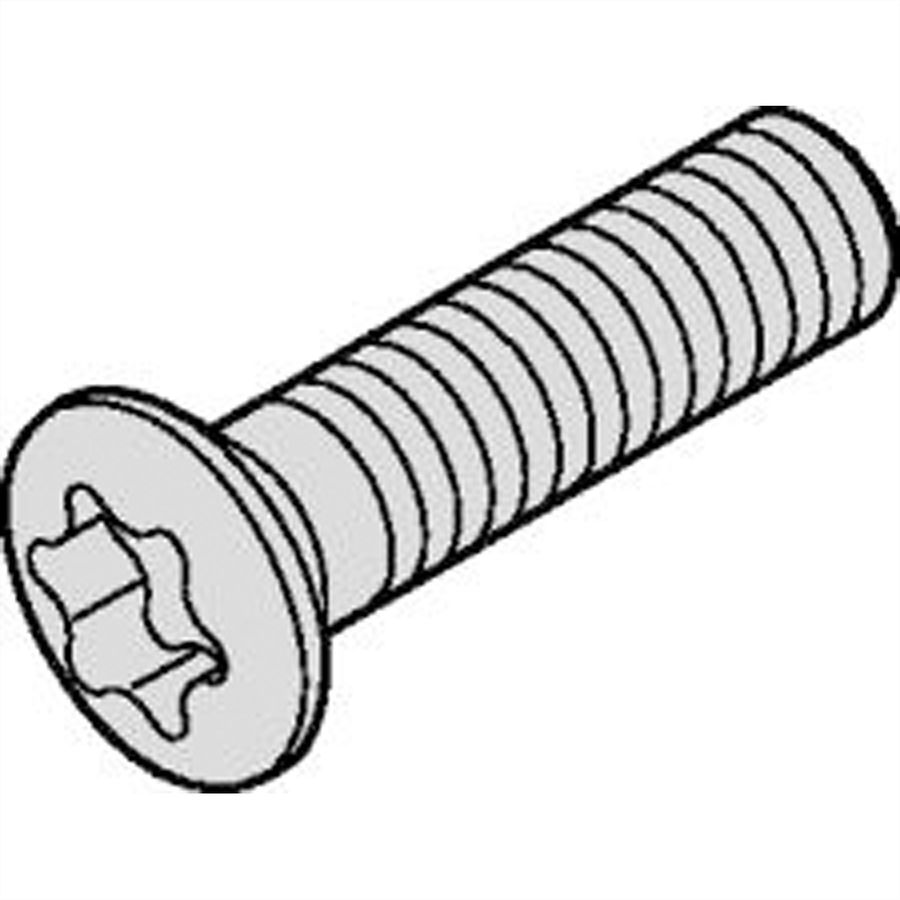 SCHROFF Linsensenkkopfschraube mit Kreuzschlitz - NTS SENKSCHR.LIN. M3X8 100ST