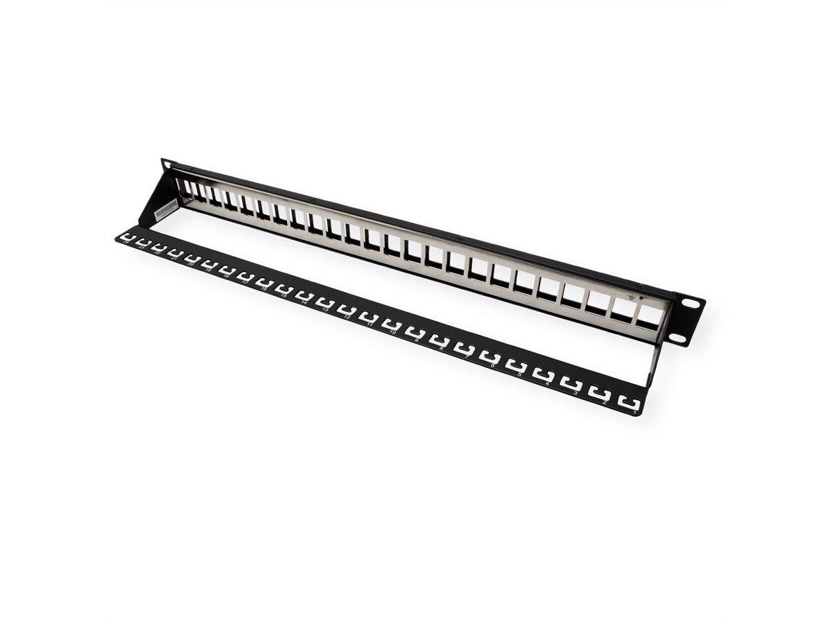 TRENDnet TC-KP24S Patch Panel, 24-Port Blank Keystone Shielded  1U