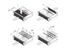 SCHROFF Lüftungsblech vorn, St, 1 mm, Oberfläche AlZn - LUEFTUNGSBL.VORN.PERF.VERP.