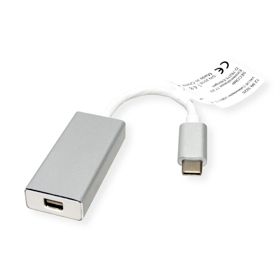 VALUE Display Adapter USB Typ C - Mini DisplayPort v1.2