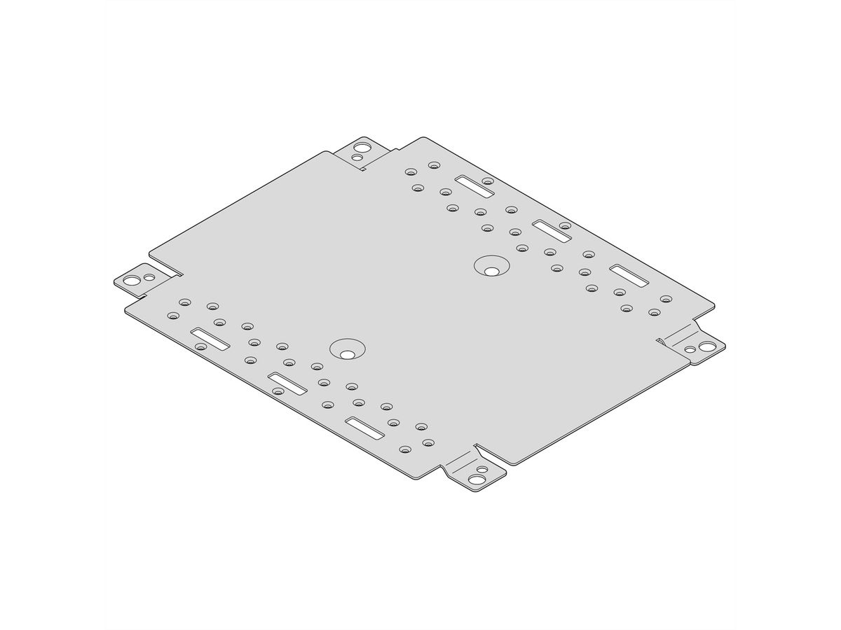 SCHROFF MONTAGEPLATTE 133B 177T