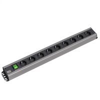 BACHMANN Handwerkerleiste 9x Schutzkontakt, Schalter, 2 m