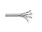 VALUE S/FTP-(PiMF-)Kabel, Kat.8 (Class I), Massivdraht, AWG22, LSOH, grau, 100 m