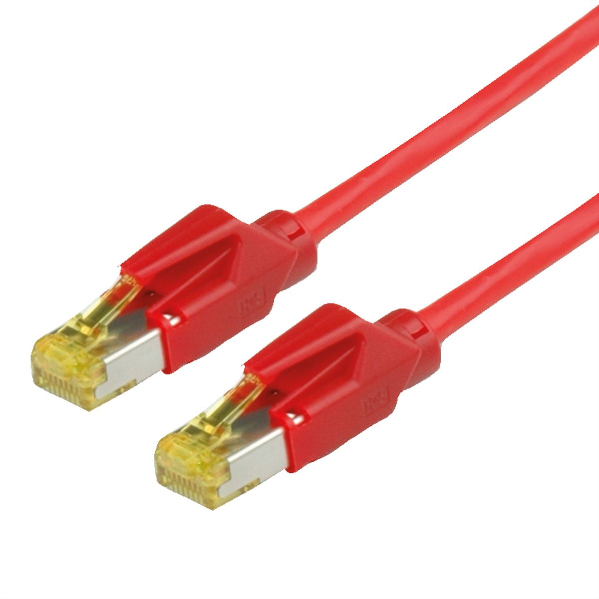 DRAKA Patchkabel Cat.6A (Class EA) S/FTP, UC900 TM31, LSOH, rot, 0,5 m