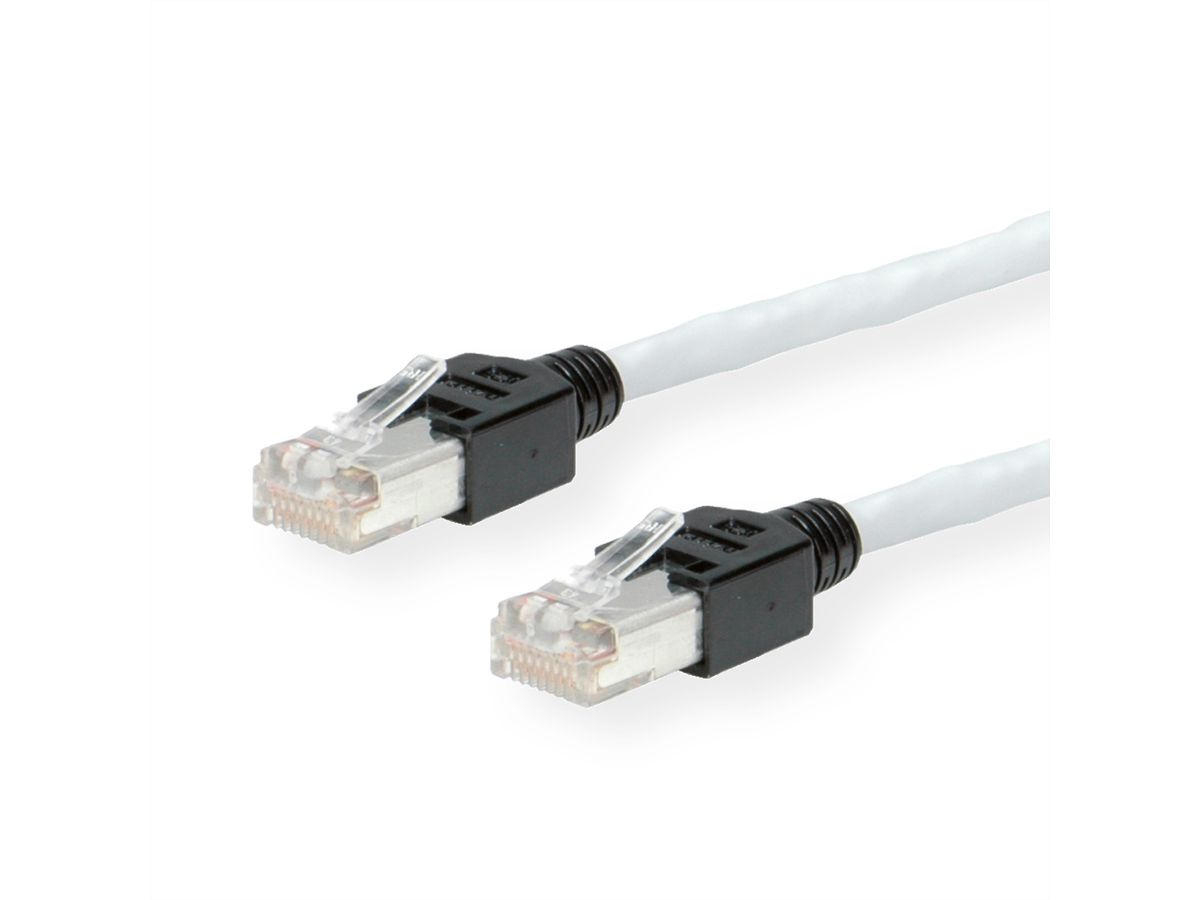 KERPEN Patchkabel Cat.5e (Class D) SF/U, MegaLine D1-20, gekreuzt, grau, 0,5 m