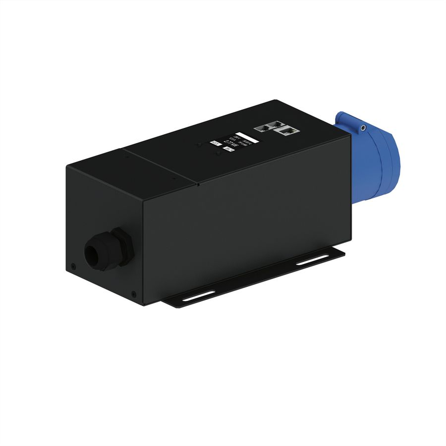 BACHMANN BlueNet CEE 16A 1 Phasig, Klemmblock, CEE Steckdose blau