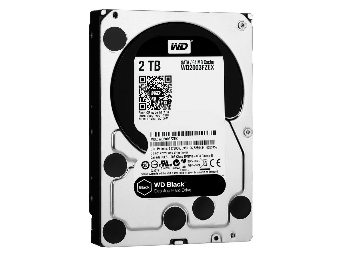 Western Digital Black 3.5 Zoll 2000 GB Serial ATA III