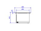 BACHMANN PIX 1xCM RAL9010 Zierring in Edelstahl-Optik
