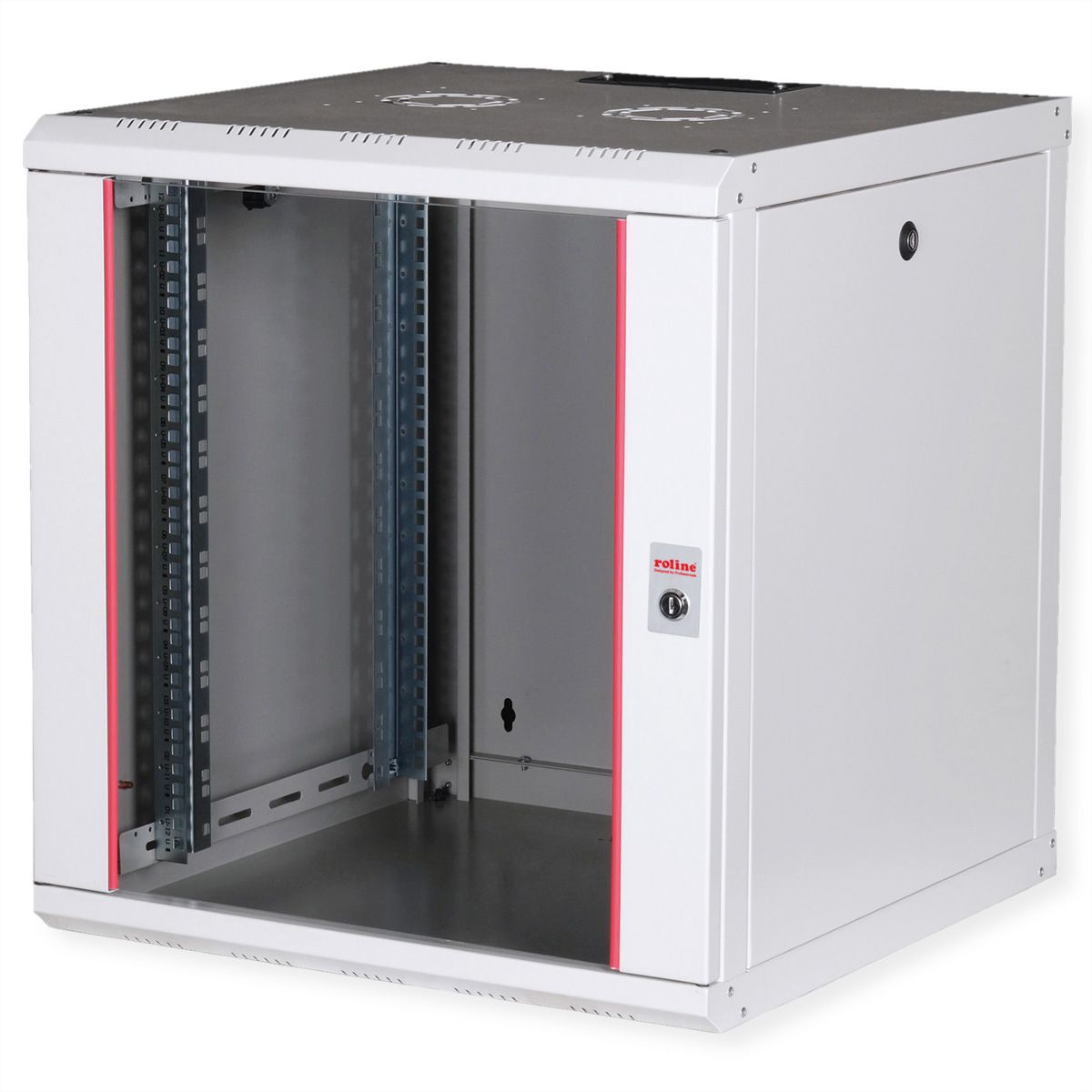 ROLINE 19-Zoll Wandgehäuse Pro 12 HE, 600x600 BxT grau