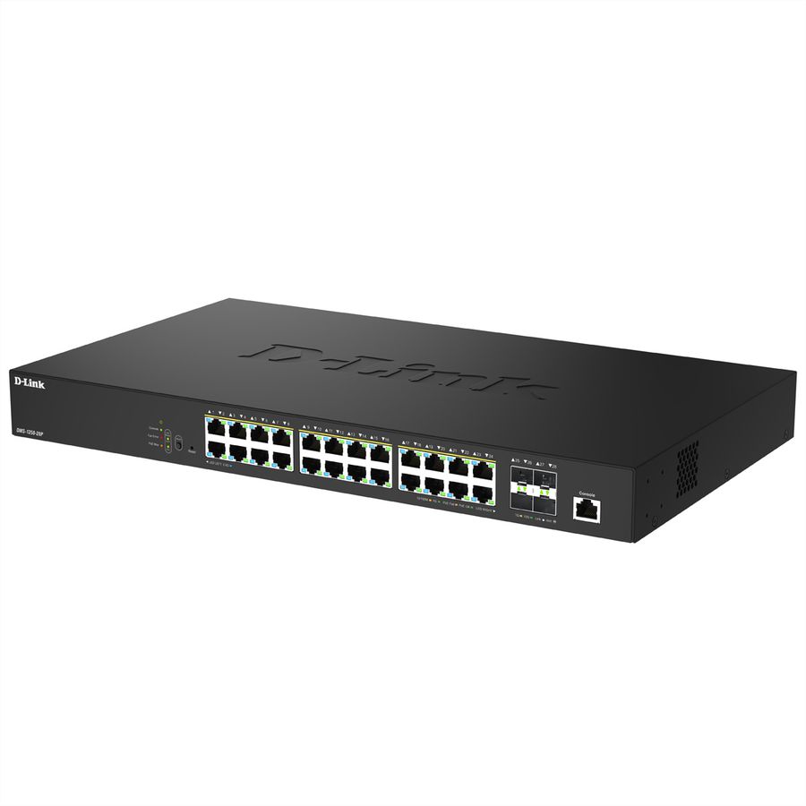 D-Link DMS-1250-28P/E 28-Port Switch PoE Multi-Gigabit Smart Managed