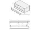 SCHROFF Frontplatte 1 HE - TEILFRONTPLATTE 1HE 63TE