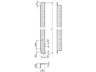 SCHROFF 19"-Profile - WINKELPROFIL SET 25HE 7021