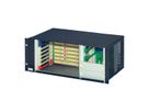 SCHROFF Einschubsystem mit 64 bit CompactPCI-, PSB-, H.110-Busplatine, 6HE horiz. eingebaut mit Rear I/O für 19"-Netzgerät