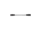 BACHMANN Geräteverlängerung GST18-3 Stecker/Kupplung, schwarz, 1 m